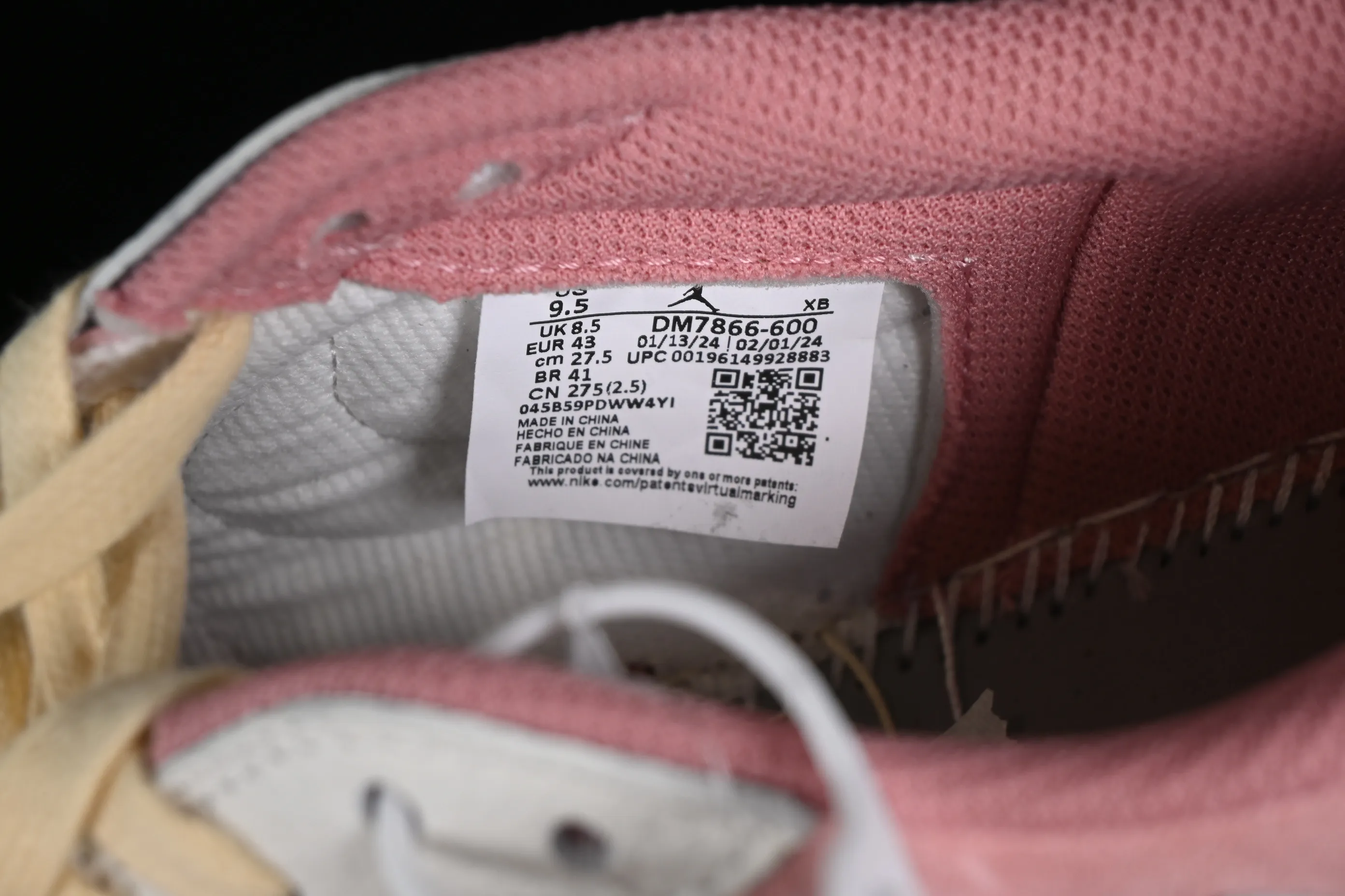 All categories Air Jordan Jordan series basketball shoes Air Jordan 1 Low Travis Scott x Air Jordan 1 Low OG AJ1 Joe 1 undercut low DM7866-600